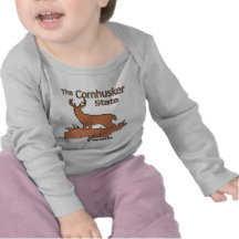 Nebraska Cornhusker  White Tailed Deer T Shirt