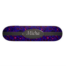 Nebula Space Explosion Monogram Skate Board