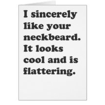 Neckbeard Intervention Card