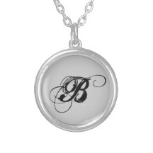 necklace, pendent, B stave