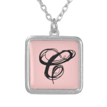 necklace, pendent, C stave
