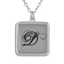 necklace, pendent, D stave