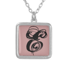 necklace, pendent, E stave