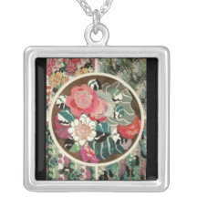 Necklace-Vintage Art-Fabric 3