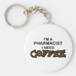 Need Coffee - Pharmacist Key Chain