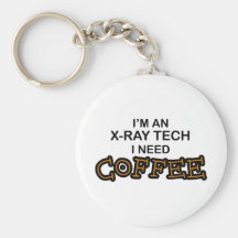 Need Coffee - X-Ray Tech Keychain