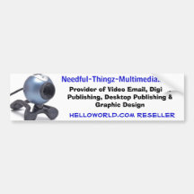 Needful Thingz bumper sticker