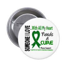 Needs A Cure Tourette's Syndrome Pinback Buttons