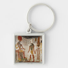 Nefertari is brought before the god key chain