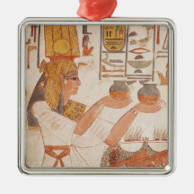 Nefertari Making an Offering Christmas Ornament