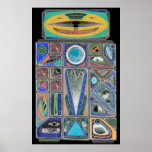 Negatory Good Buddy Robot Currency Shield Posters