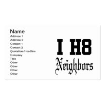 neighbours business cards