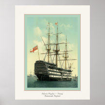 Nelson's Flagship ~ 'Victory' Posters