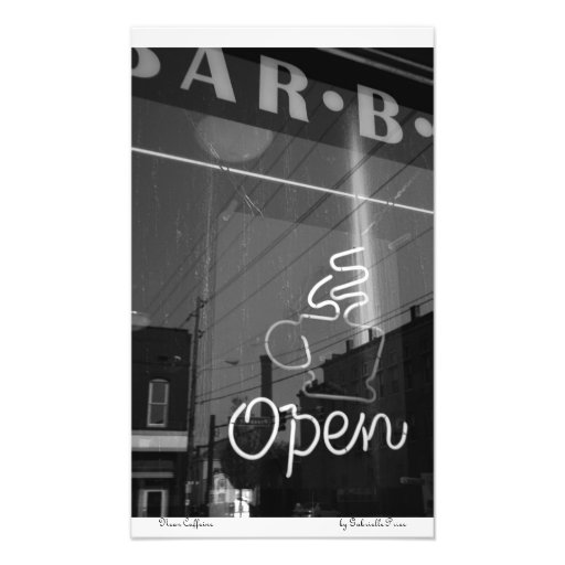 Neon Caffeine - Neon Series Value Prints Art Photo