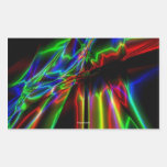 Neon Lightning Sticker