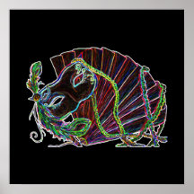 Neon Masquerade Poster