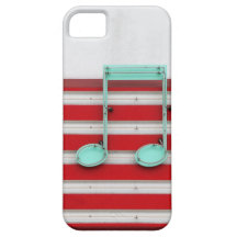 Neon Music Note iPhone 5 Covers