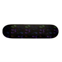 Neon Music Skateboard