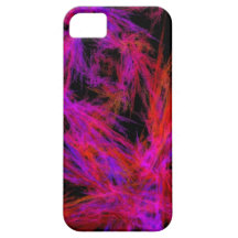 Neon Pink Sparks Fractal art Iphone Case iPhone 5 Cases