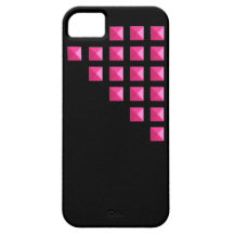 Neon Pink Studs iPhone 5 Case