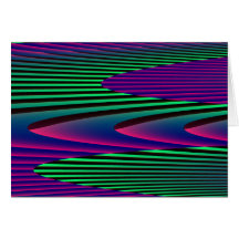 Neon Seas Greeting Card