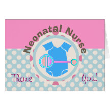 Neonatal Nurse Thank You Card