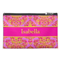Neons Pink Bubblegum Travel Accessory Bag