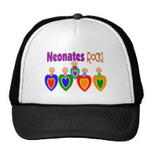 Neontal Nurse Gifts "Neonates ROCK!" Hats