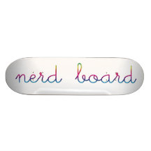nerd board custom skate board