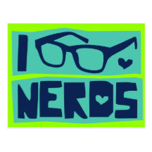 Nerd Love Post Cards