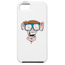 Nerd with Glasses iPhone 5 Cover