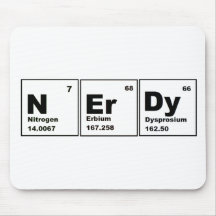 Nerdy Chemistry Product! Mousepads