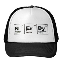 Nerdy Chemistry Product! Trucker Hats