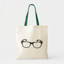 Nerdy Glasses Tote Tote Bag