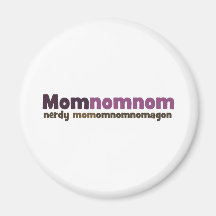 Nerdy Mum Omnom Magnet