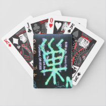 Nest Glitter Urban Edgy Street Kanji playing cards