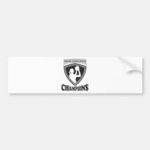 Netball player New Zealand Champions Bumper Stickers