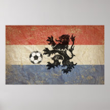 Netherlands Soccer Print