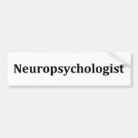 neuropsychologist bumper stickers
