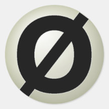 Neutrois symbol stickers