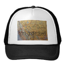 Nevada born and raised trucker hat