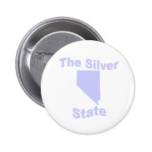 Nevada: The Silver State Pinback Button