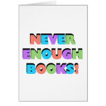 Never Enough Books Tshirts and Gifts Card
