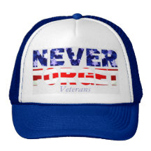 Never Forget Veterans Trucker Hats