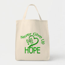 Never Give Up Hope Cerebral Palsy Tote Bag