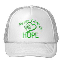 Never Give Up Hope Cerebral Palsy Trucker Hats