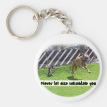 Never Let Size Intimidate Key Chains