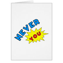 never you grußkarte