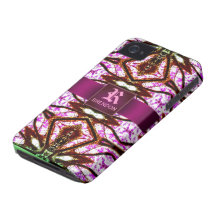 New Age Pink Batik Pattern iPhone4 Case-Mate™ iPhone 4 Case-Mate Cases