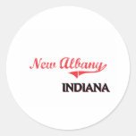New Albany Indiana City Classic Stickers